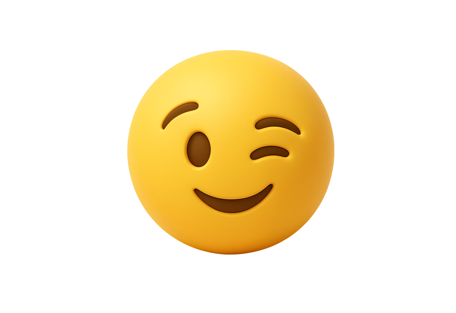 π Winking Face 3D Emoji | Brixmoji