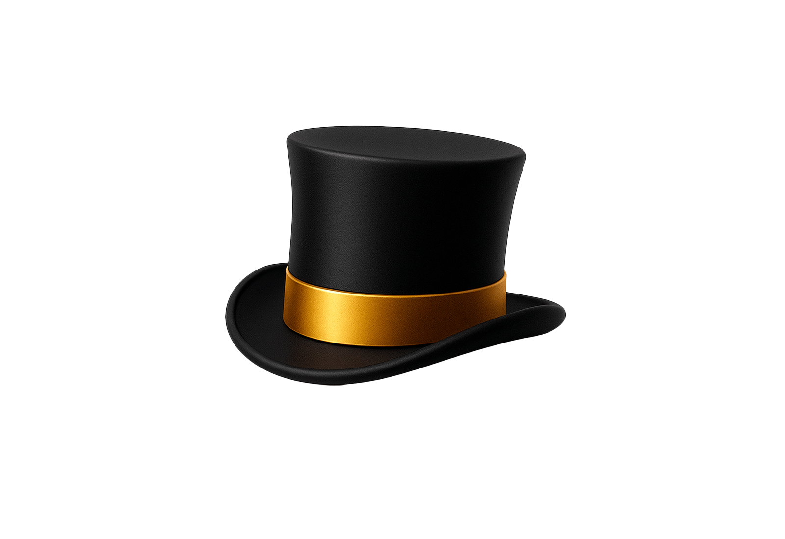 🎩 Top Hat 3D Emoji | Brixmoji