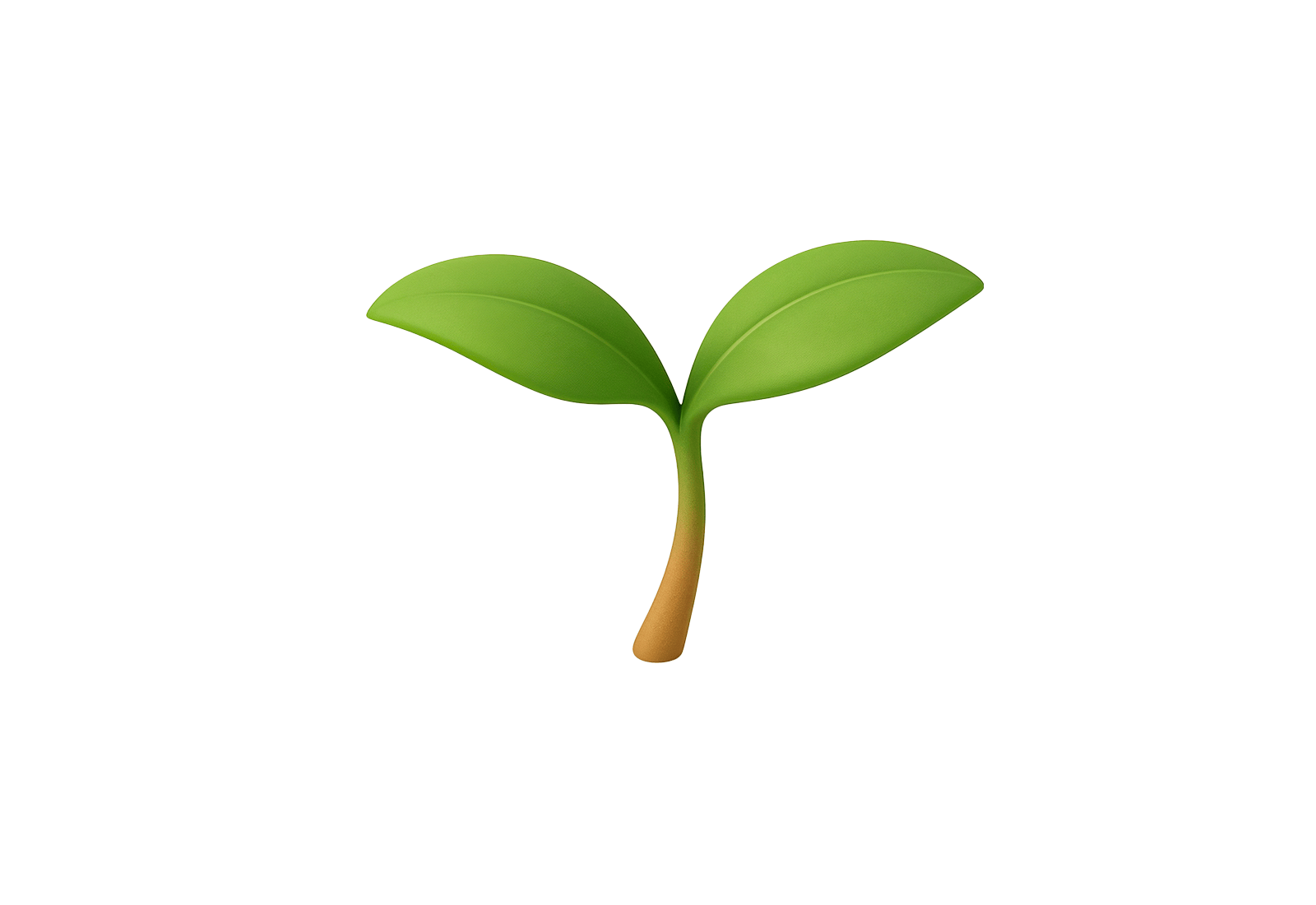 ๐ฑ Seedling 3D Emoji | Brixmoji