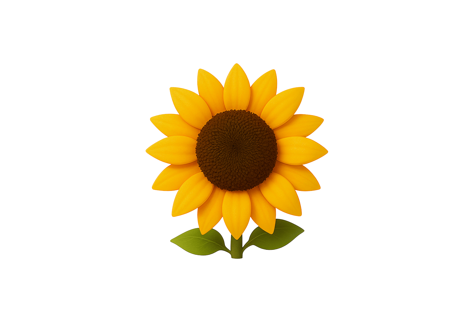 🌻 Sunflower 3D Emoji | Brixmoji
