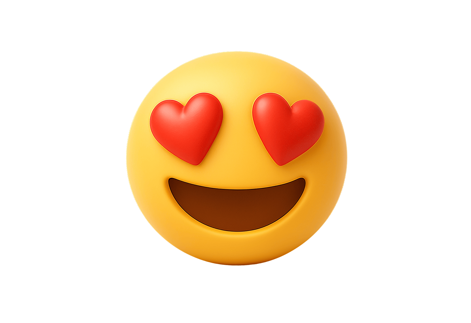 😍 Smiling Face With Heart Eyes 3D Emoji | Brixmoji