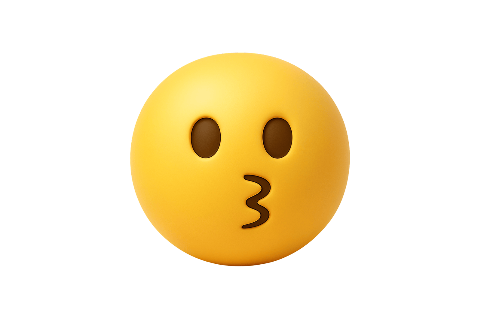๐ Kissing Face 3D Emoji | Brixmoji