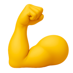 Flexed Biceps Yellow