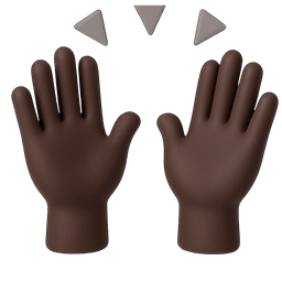 Raising Hands Dark