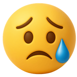 Sad But Relieved Face