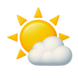 Sun Behind Small Cloud