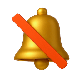 Bell with Slash