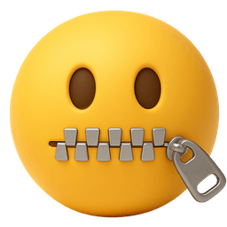 Zipper Mouth Face