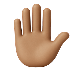 Raised Hand Medium