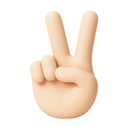 Victory Sign Light